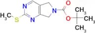 tert-Butyl 2-(methylthio)-5H-pyrrolo[3,4-d]pyrimidine-6(7H)-carboxylate