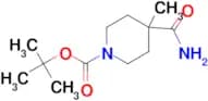 tert-Butyl 4-carbamoyl-4-methylpiperidine-1-carboxylate