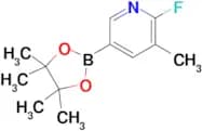 2-Fluoro-3-methyl-5-(4,4,5,5-tetramethyl-1,3,2-dioxaborolan-2-yl)pyridine