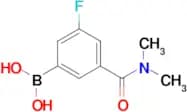 (3-(Dimethylcarbamoyl)-5-fluorophenyl)boronic acid