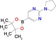 2-(Pyrrolidin-1-yl)-5-(4,4,5,5-tetramethyl-1,3,2-dioxaborolan-2-yl)pyrimidine