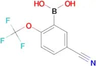 (5-Cyano-2-(trifluoromethoxy)phenyl)boronic acid