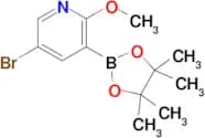 5-Bromo-2-methoxy-3-(4,4,5,5-tetramethyl-1,3,2-dioxaborolan-2-yl)pyridine