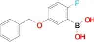 (5-(Benzyloxy)-2-fluorophenyl)boronic acid