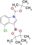 tert-Butyl 4-chloro-3-(4,4,5,5-tetramethyl-1,3,2-dioxaborolan-2-yl)-1H-indole-1-carboxylate