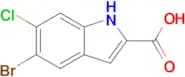 5-Bromo-6-chloro-1H-indole-2-carboxylic acid