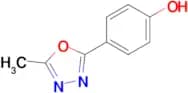 4-(5-Methyl-1,3,4-oxadiazol-2-yl)phenol