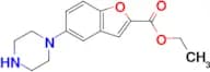 Ethyl 5-(piperazin-1-yl)benzofuran-2-carboxylate