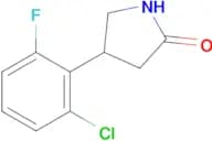 4-(2-Chloro-6-fluorophenyl)pyrrolidin-2-one