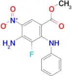Methyl 4-amino-3-fluoro-5-nitro-2-(phenylamino)benzoate