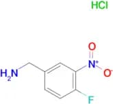 (4-Fluoro-3-nitrophenyl)methanamine hydrochloride