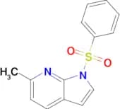 6-Methyl-1-(phenylsulfonyl)-1H-pyrrolo[2,3-b]pyridine