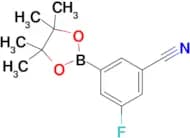 3-Fluoro-5-(4,4,5,5-tetramethyl-1,3,2-dioxaborolan-2-yl)benzonitrile