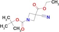 1-tert-Butyl 3-ethyl 3-cyanoazetidine-1,3-dicarboxylate