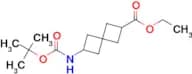 Ethyl 6-((tert-butoxycarbonyl)amino)spiro[3.3]heptane-2-carboxylate