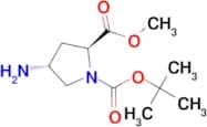Methyl (2S,4R)-4-amino-1-Boc-pyrrolidine-2-carboxylate