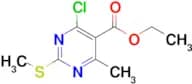 Ethyl 4-chloro-6-methyl-2-(methylthio)pyrimidine-5-carboxylate