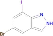 5-Bromo-7-iodo-1H-indazole