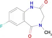7-Fluoro-3,4-dihydro-4-methyl-1H-1,4-benzodiazepine-2,5-dione