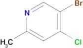 5-Bromo-4-chloro-2-methylpyridine