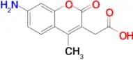 2-(7-Amino-4-methyl-2-oxo-2H-chromen-3-yl)acetic acid
