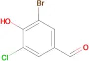 3-Bromo-5-chloro-4-hydroxybenzaldehyde