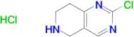 2-Chloro-5,6,7,8-tetrahydropyrido[4,3-d]pyrimidine hydrochloride