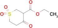 Ethyl 4-oxotetrahydro-2H-thiopyran-3-carboxylate 1,1-dioxide