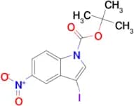 tert-Butyl 3-iodo-5-nitro-1H-indole-1-carboxylate
