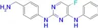 N2-(4-(Aminomethyl)phenyl)-5-fluoro-N4-phenylpyrimidine-2,4-diamine