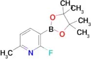 2-Fluoro-6-methyl-3-(4,4,5,5-tetramethyl-1,3,2-dioxaborolan-2-yl)pyridine