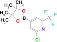 2-Chloro-4-(4,4,5,5-tetramethyl-1,3,2-dioxaborolan-2-yl)-6-(trifluoromethyl)pyridine
