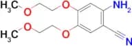 2-Amino-4,5-bis(2-methoxyethoxy)benzonitrile