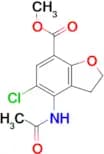 Methyl 4-acetamido-5-chloro-2,3-dihydrobenzofuran-7-carboxylate