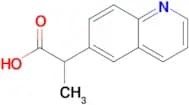 2-(Quinolin-6-yl)propanoic acid