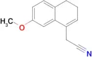 2-(7-Methoxy-3,4-dihydronaphthalen-1-yl)acetonitrile