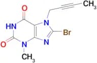 8-Bromo-7-(but-2-yn-1-yl)-3-methyl-1H-purine-2,6(3H,7H)-dione