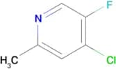 4-Chloro-5-fluoro-2-methylpyridine