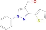 1-Phenyl-3-(thiophen-2-yl)-1H-pyrazole-4-carbaldehyde
