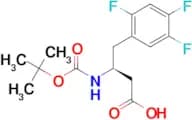 (S)-3-((tert-Butoxycarbonyl)amino)-4-(2,4,5-trifluorophenyl)butanoic acid