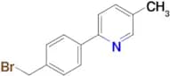 2-(4-(Bromomethyl)phenyl)-5-methylpyridine