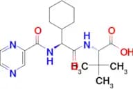 (S)-2-((S)-2-Cyclohexyl-2-(pyrazine-2-carboxamido)acetamido)-3,3-dimethylbutanoic acid