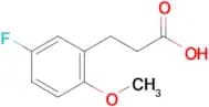 3-(5-Fluoro-2-methoxyphenyl)propanoic acid