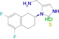 (S)-5-(Aminomethyl)-1-(5,7-difluoro-1,2,3,4-tetrahydronaphthalen-2-yl)-1H-imidazole-2(3H)-thione h…