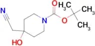 tert-Butyl 4-(cyanomethyl)-4-hydroxypiperidine-1-carboxylate