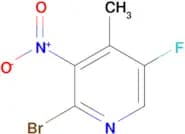 2-Bromo-5-fluoro-4-methyl-3-nitropyridine