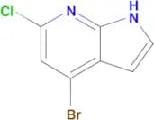 4-Bromo-6-chloro-1H-pyrrolo[2,3-b]pyridine