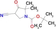 tert-Butyl 4-cyano-2,2-dimethyl-3-oxopyrrolidine-1-carboxylate
