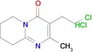 3-(2-Chloroethyl)-2-methyl-6,7,8,9-tetrahydro-4H-pyrido[1,2-a]pyrimidin-4-one hydrochloride