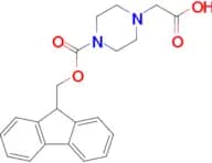 2-(4-(((9H-Fluoren-9-yl)methoxy)carbonyl)piperazin-1-yl)acetic acid